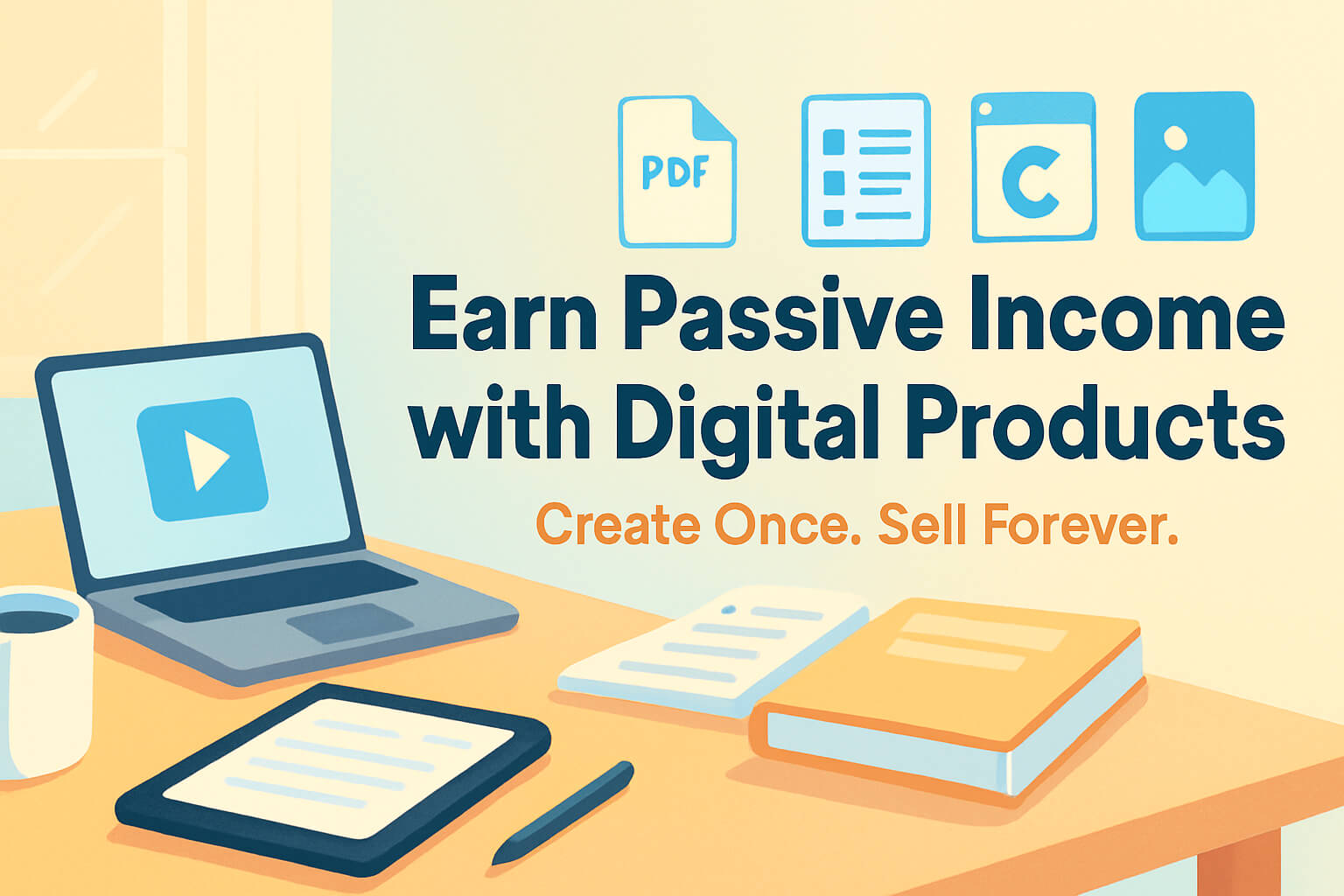 Best Digital Products for Passive Income in 2025